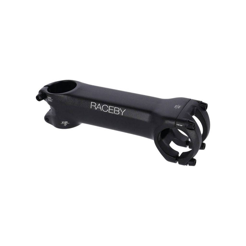 Zwarte XLC stuurpen Ahead aluminium 11/8" Ø 31,8 mm, 8° voor fiets stuur, zichtbaar in close-up foto