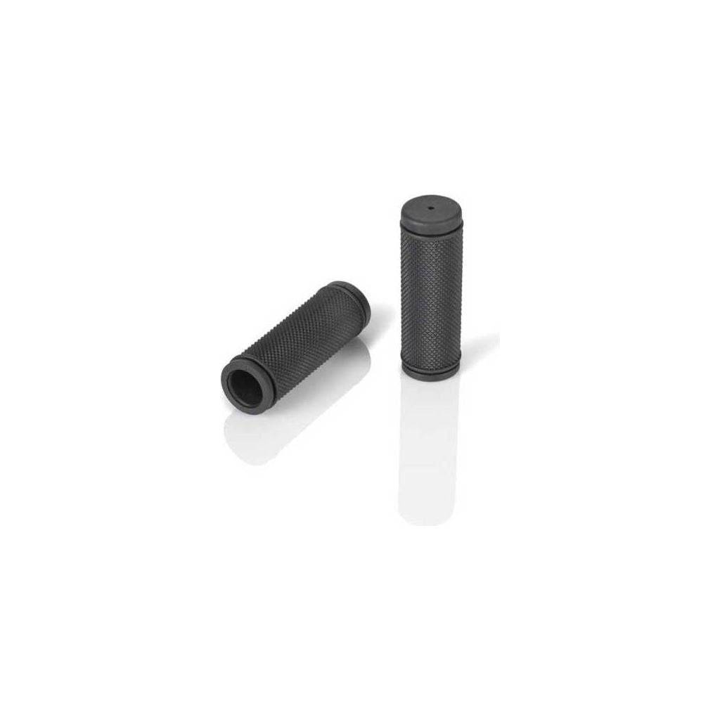 Zwart XLC handvat single density Gr-S33 van 92 mm voor fiets, zichtbaar op afbeelding met griptextuur.