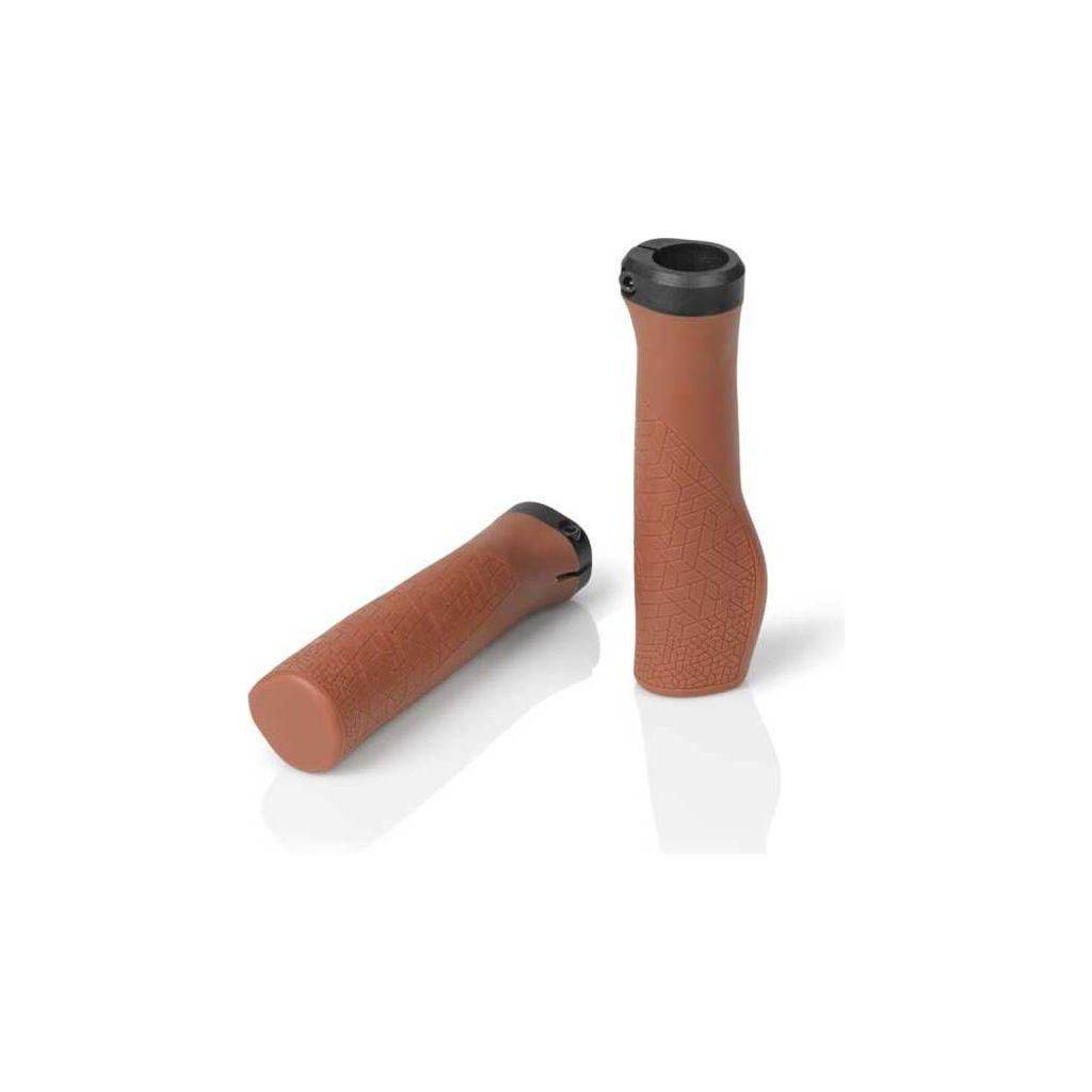 XLC Ergosport Gr-G23 handvatten van 130 mm, geschikt voor fietsstelsels, zichtbaar in de afbeelding