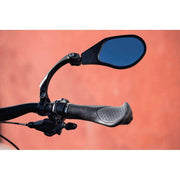 Zwart/grijs XLC Ergo handvatten voor fiets, 135/92 mm, per stel, comfortabel en ergonomisch ontworpen.