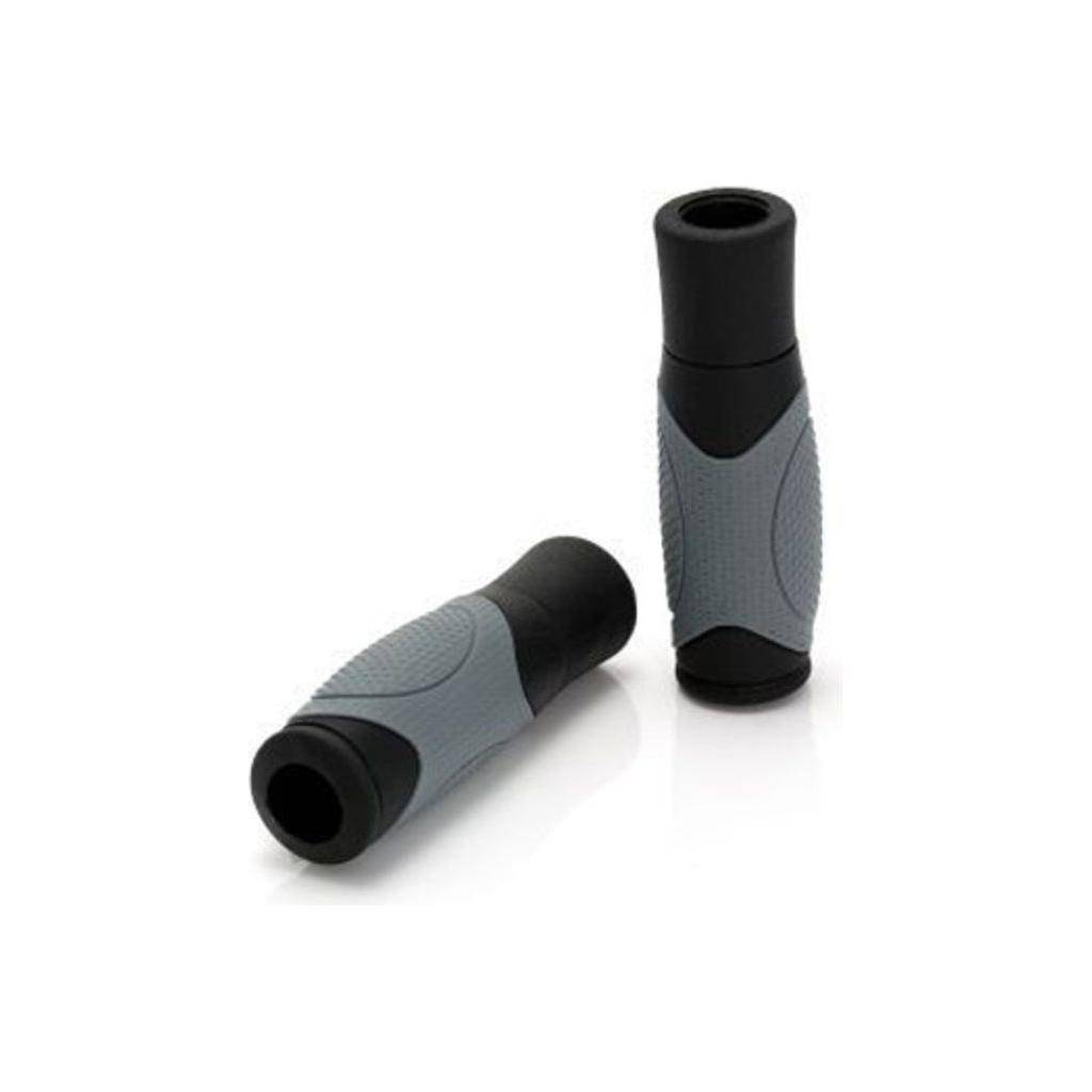 Zwart/grijs XLC Ergo handvat Gr-G03 van 125 mm, comfortabel fietshandvat voor optimale grip en controle.