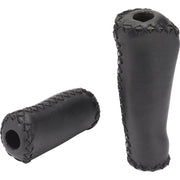 XLC retro handvat Gr-G11 135/92 mm, zwart kunststof met metalen bevestiging, geschikt voor fietsframe stelen.