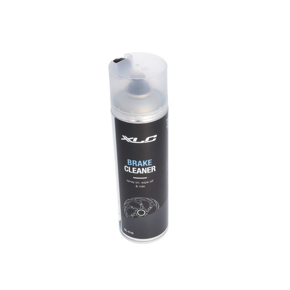 XLC remreiniger BL-C10, 500 ml, snelwerkende remcleaner voor fiets- en autobrakeonderdelen, heldere vloeistof in sprayfles