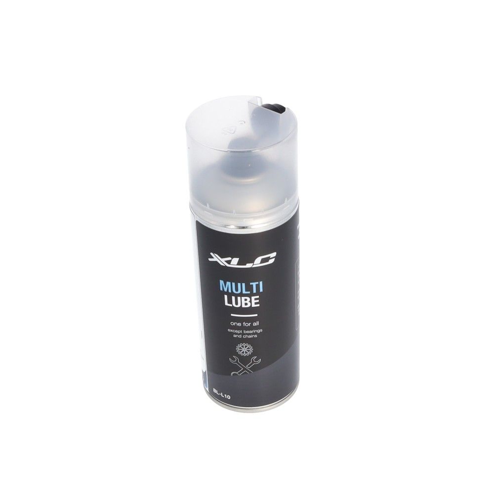 XLC Multilube BL-L10 olie spray in 400 ml fles, veelzijdige olie voor smering en bescherming van fietsen en onderdelen