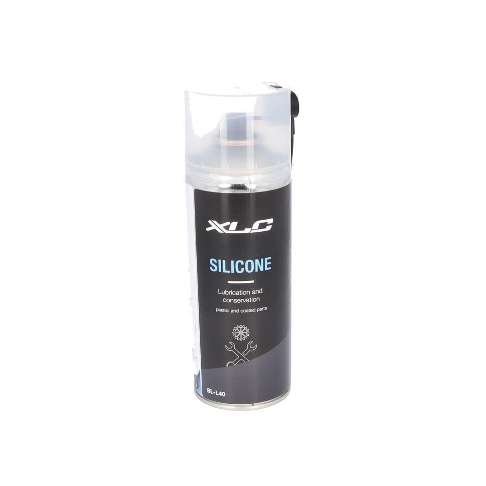 Siliconenspray XLC BL-L40 in sprayfles 400 ml, gladmakend en beschermend product voor gladde oppervlakken.