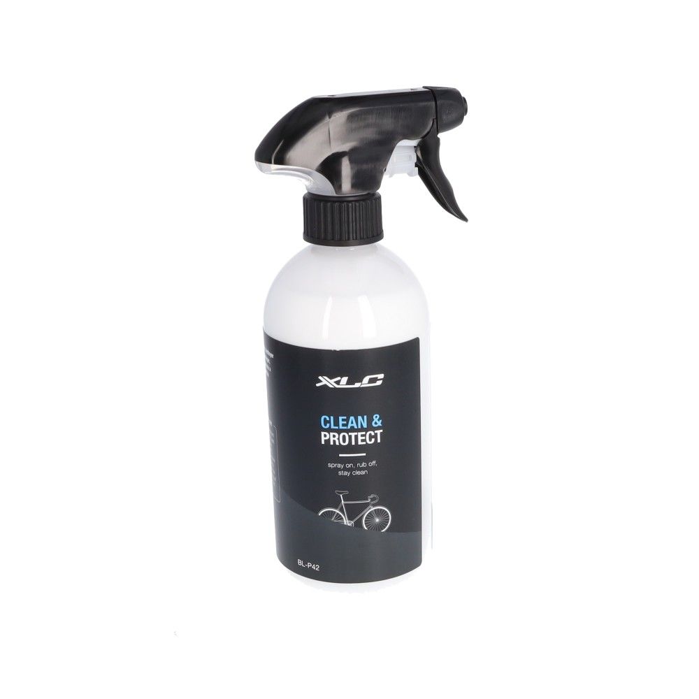 XLC Clean and Protect BL-P42 fietsreiniger fles van 500 ml, schoonmaakmiddel voor fietsen, zichtbaar in de afbeelding