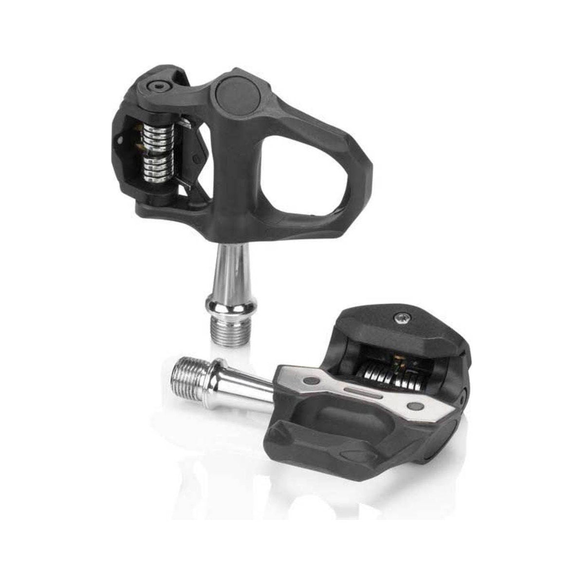 Zwarte XLC Race Look Keo pedaal voor stads- en elektrische fietsen, geschikt voor trapperstijl en comfort.