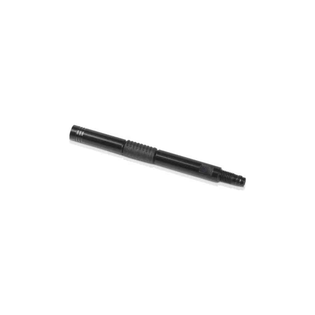 Zwarte XLC ventielverlenger Pu-X10 Sv 40mm, zichtbaar op de afbeelding, voor fietsventielen en bandverlenging