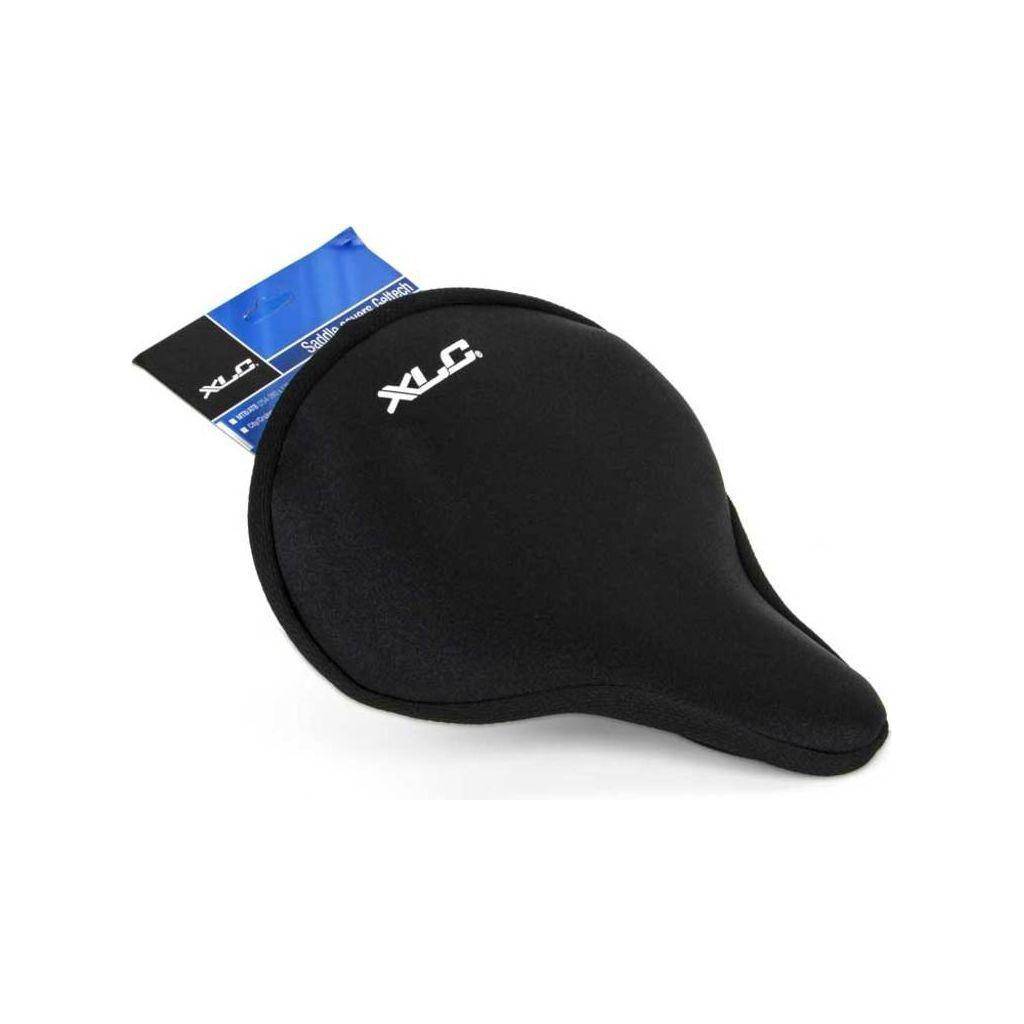 Zwart XLC zadeldek City/Tour Geltech zadelhoes voor comfortabel en beschermend fietszadel.