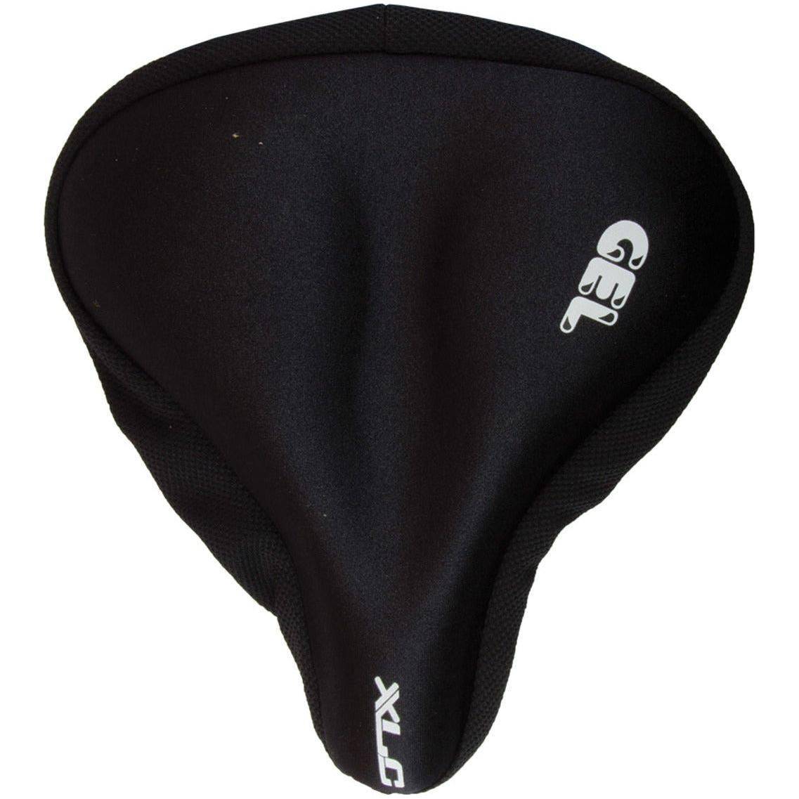 Zwart XLC All Season Gel zadeldek zadelhoes met comfortabele vulling en waterbestendige stof, geschikt voor alle seizoenen