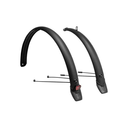 Xlc Spatbordset 28" Mg-F06 58Mm Mat Zwart - Le Coq Wielerartikelen