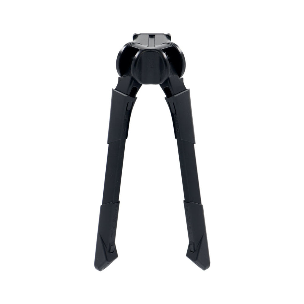 Zwarte XLC standaard 28 inch KS-D05 tweepoot met een lengte van 300 mm, stevig en geschikt voor fietsen