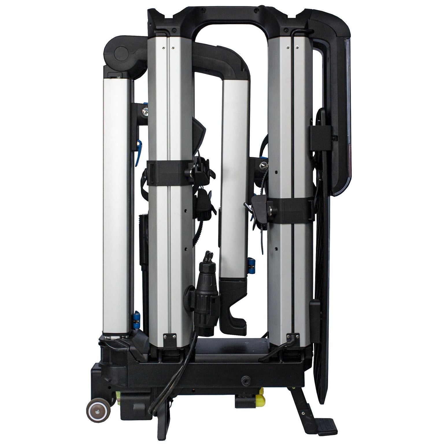 XLC Fietsendrager Almada Work-E VC-C07 2 Fietsen 7/13-polig Opklapbaar Led Kantelbaar Zwart/Zilver - Le Coq Wielerartikelen