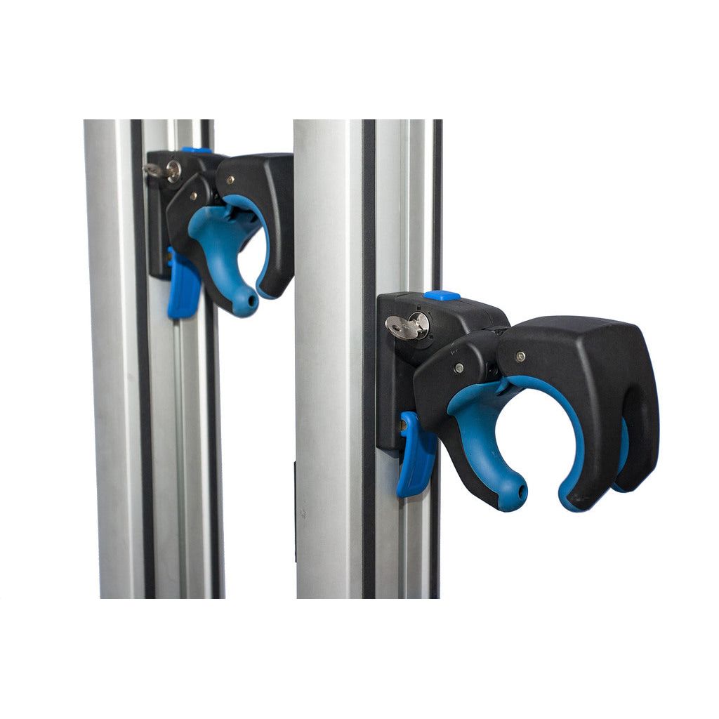 XLC Fietsendrager Almada Work-E VC-C07 2 Fietsen 7/13-polig Opklapbaar Led Kantelbaar Zwart/Zilver - Le Coq Wielerartikelen