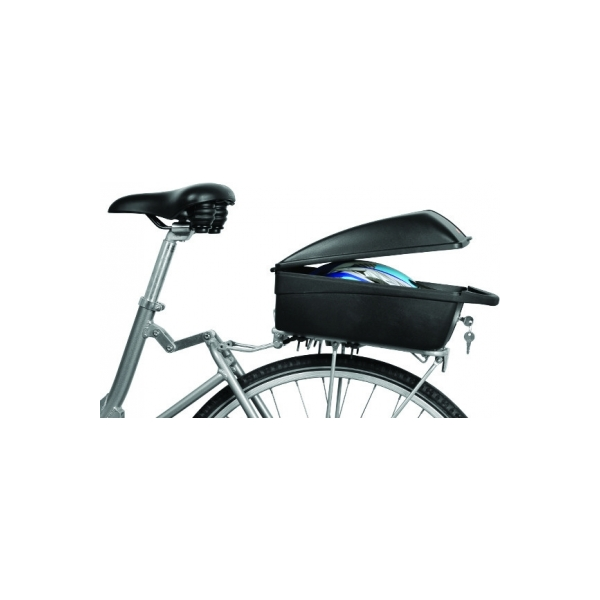 Polisport Topkoffer Fiets - Zwart (Vaste Montage Op Drager) - Le Coq Wielerartikelen