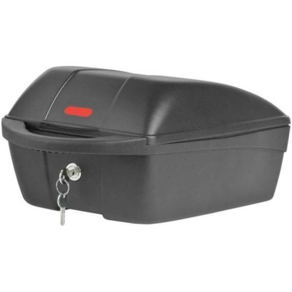 Topkoffer Polisport Luxe Met Quick Release Bagagedragerbevestiging - Zwart - Le Coq Wielerartikelen