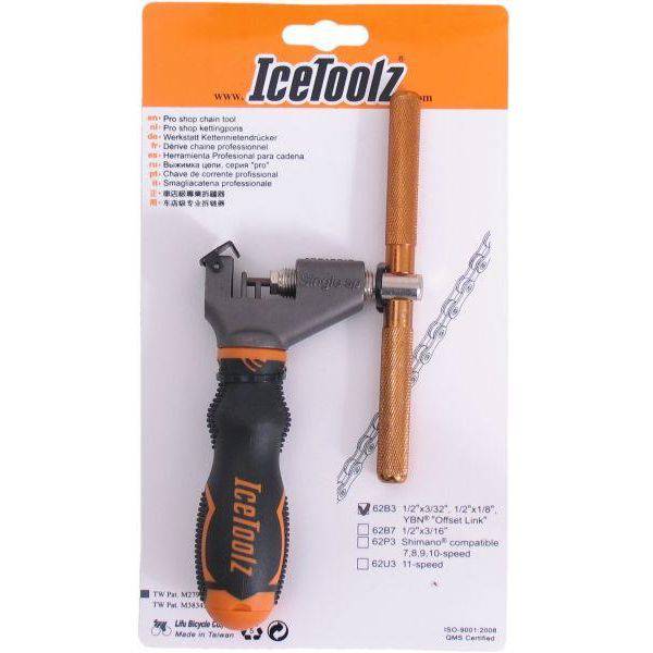 Kettingpons Icetoolz Profi 62B3 Single Speed 1/2X3/32"+1/8" / Bmx - Le Coq Wielerartikelen