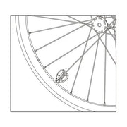 Roestvrijstalen Icetoolz Spaaknippelsleutel 08C5 Ergo voor fiets-spaakgereedschap, ligt comfortabel in de hand