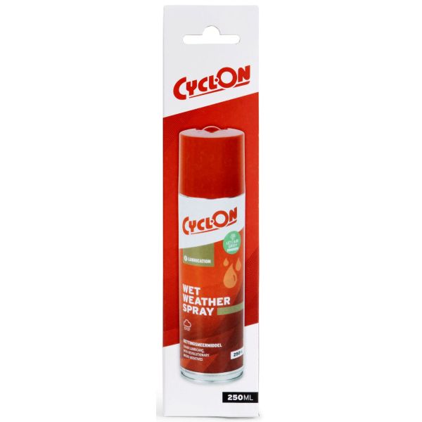 CyclOn Wet Weather Spray 250 ml Kettingsmeermiddel Nat En Extreem Weer