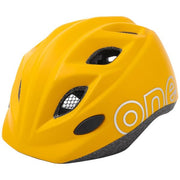 Kinders fietshelm Bobike One Plus met in-mold constructie en draai-dial systeem, blauw met ventilatiegaten