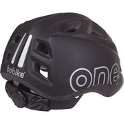 Kinderen fietshelm Bobike One Plus met in-mold constructie en dial-verstellingssysteem, roze kleur en ventilatieopeningen