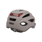 Polisport City'go MTB fietshelm met geïntegreerd led-achterlicht, comfortabele pasvorm en ventilatie voor stads- en mountainbiken.