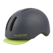 Polisport Commuter E-bike helm met in-molding constructie en geïntegreerd achterlicht, geschikt voor comfortabel stadsfietsen