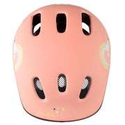 Polisport kinderfietshelm XXS 44-48 cm met insectennet, lichte en veilige helm voor jonge fietsers, zwart met ventilatieopeningen