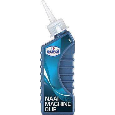 Eurol naaimachine olie 100ml fles met olie voor soepele werking van naaimachines en machines.