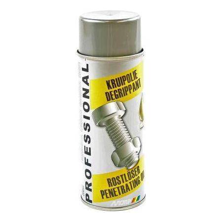Motip Kruipoliespray Technic, 400ml, smeermiddel met dunne spraynevel voor moeilijk bereikbare delen.