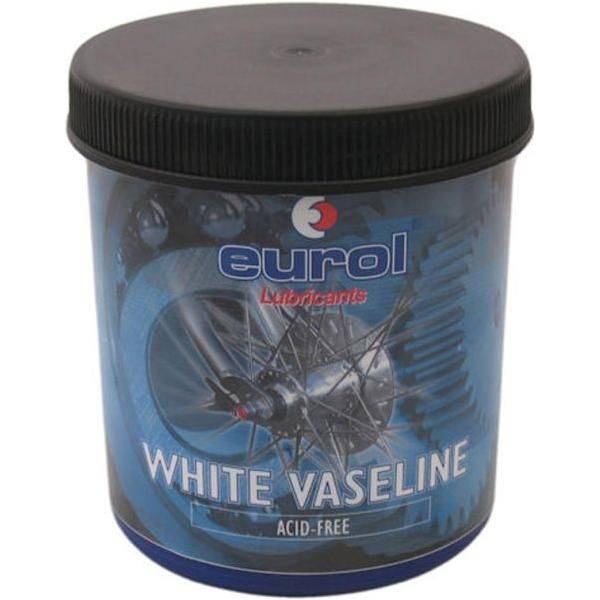 Eurol Vaseline Wit montagepasta in 600 gram container, glanzende witte pasta voor technische toepassingen