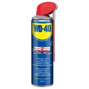 WD-40 Multispray smart straw met dubbel spuitsysteem, smeermiddel in sprayfles voor veelzijdig gebruik.