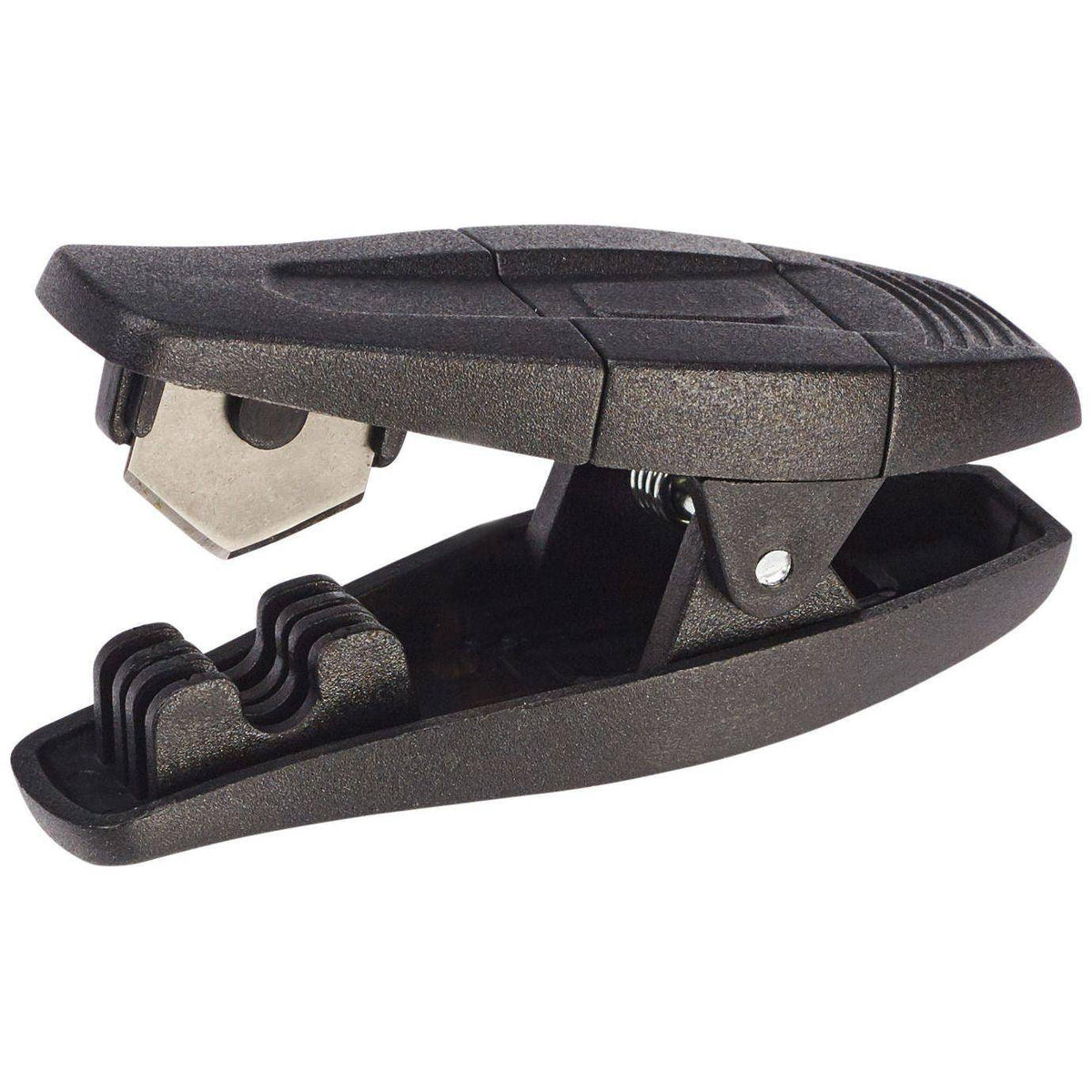 Hydraulische leidingsnijder Elvedes voor het knippen van hydraulische slangen, compacte en gebruiksvriendelijke slangklemmetje.