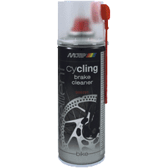 Motip remreinigerspray 200ml, sprayflacon voor het reinigen van remonderdelen met duidelijke productverpakking.