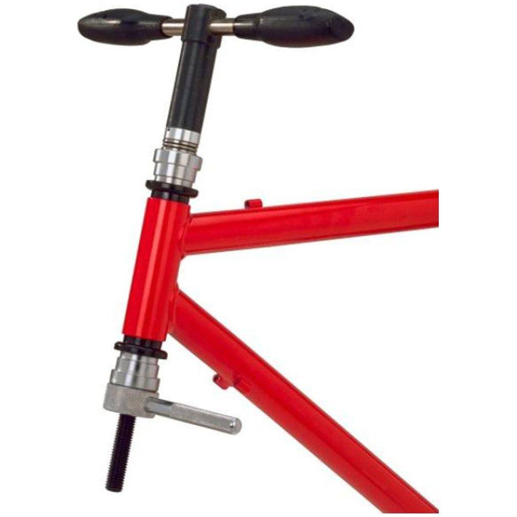 Balhoofdgereedschap Cyclus voor 1" en 1-1/8" balhoofd, geschikt voor fietsreparatie en onderhoud.