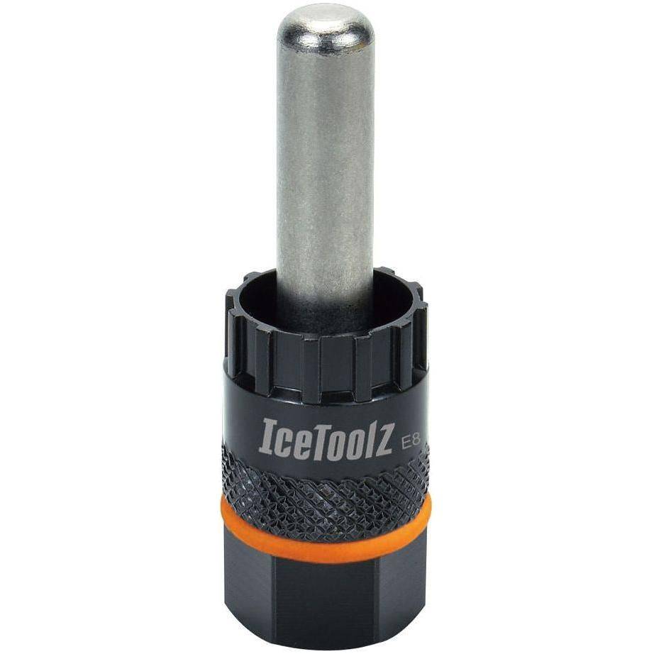 Icetoolz cassetteborg (Lock-)Ring 09C2 afnemer met geleidepen voor freewheel, geschikt voor fietscomponenten