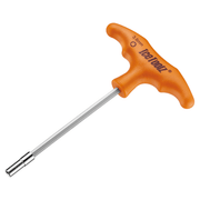 Icetoolz spaaknippelsleutel 12D5 voor 3,6 mm vierkante nippels, geschikt voor fietswielreparatie en onderhoud