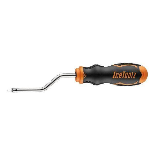 Verdraaibare Icetoolz spaaknippelspanner 12S5 voor hoge velgen, gereedschap voor het afstellen van spaaks in wielmontages.