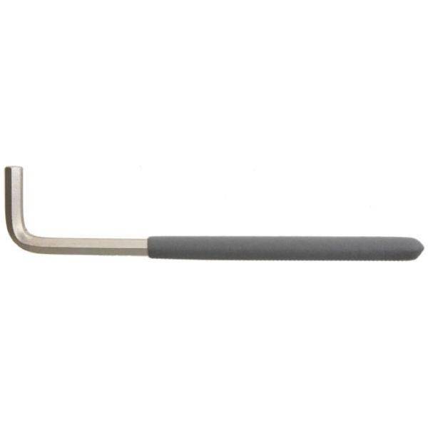 Inbussleutel Icetoolz 35V8 Haaks 8mm, zilverkleurige schroevendraaier met stevige handgreep en inbussleutel.