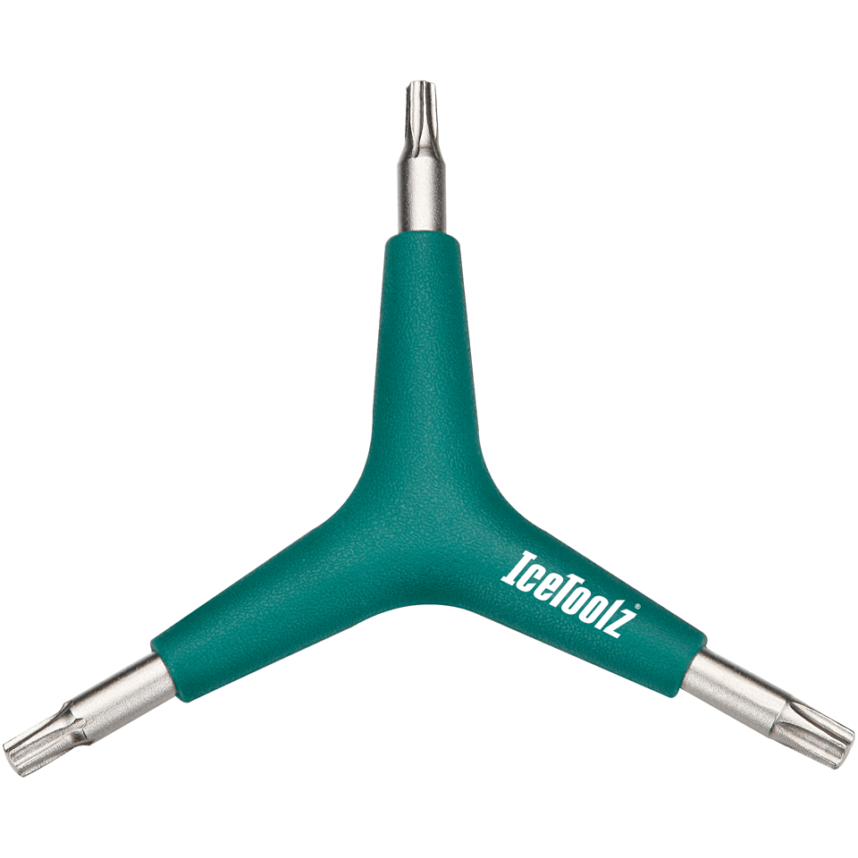 Inbussleutelset Icetoolz 70T2 met Torx® T25, T30 en T40 sleutels, roestvrij staal, compacte gereedschapsset