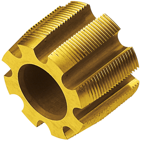 Goudkleurige Trapas Draadtap Icetoolz Xpert 173R voor Engelse draad, gereedschap, 1.37 inch, 24 Tpi, zichtbaar in afbeelding