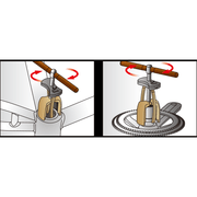 Icetoolz Xpert E291 lagertrekker trapas gereedschap voor het verwijderen van lagers en trapassen.