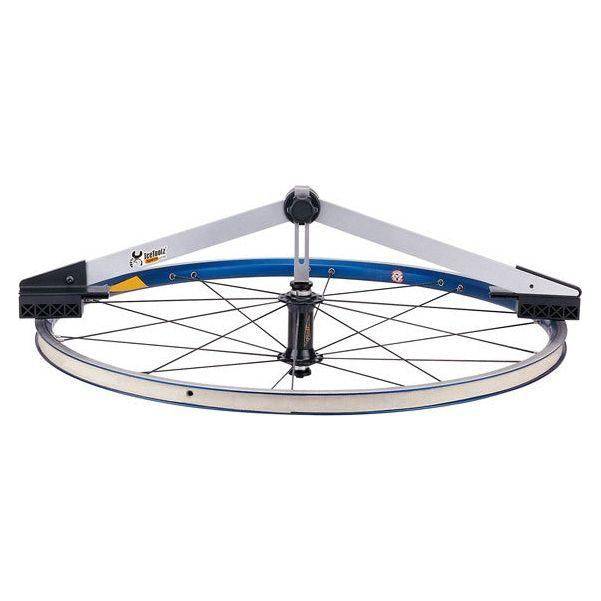 Naafgereedschap Icetoolz Xpert E312 met velg- en naafuitlijner voor autobanden, zwart en metalen constructie.