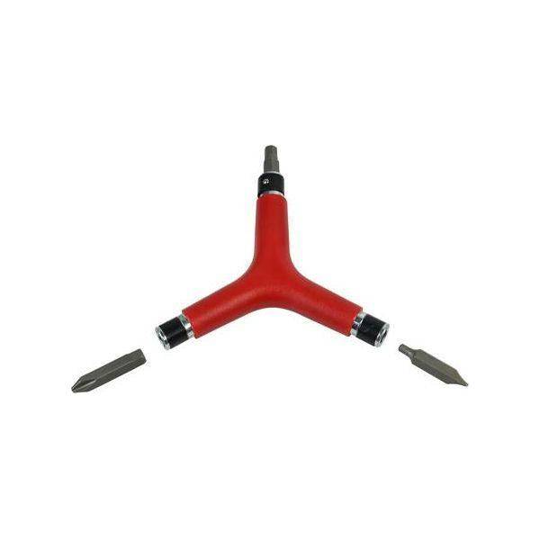 Inbussleutelset Icetoolz 6-in-1 Y-Sleutelset met zes verschillende sleutels voor diverse schroeven en bevestigingen.