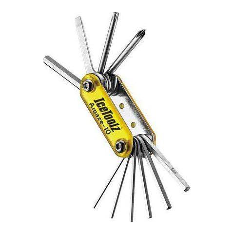Multitool Icetoolz 95A3 Amaze 10-delig met diverse gereedschappen, compact en veelzijdig voor verschillende klussen.