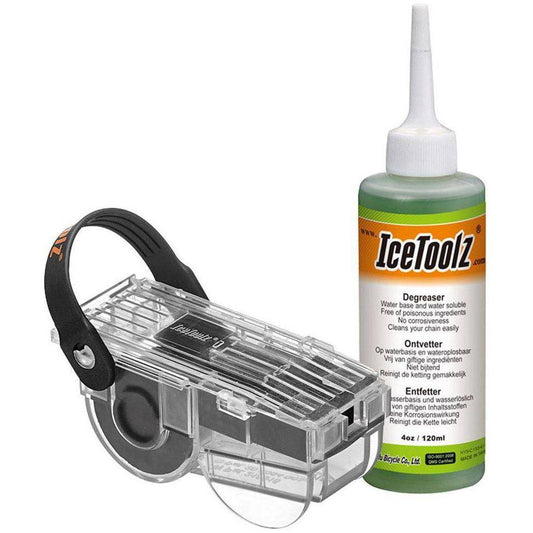 Kettingreiniger Met Ontvetter (120Ml) Icetoolz 240C212 (Set) - Le Coq Wielerartikelen