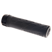 Ergon GE1 Evo Factory Slim handvatten in Frozen Black, ergonomische fietshandvatten voor comfort en grip.