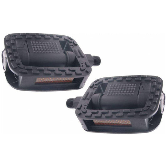 Edge Pedaalset Comfort Anti-Slip - Zwart - Le Coq Wielerartikelen