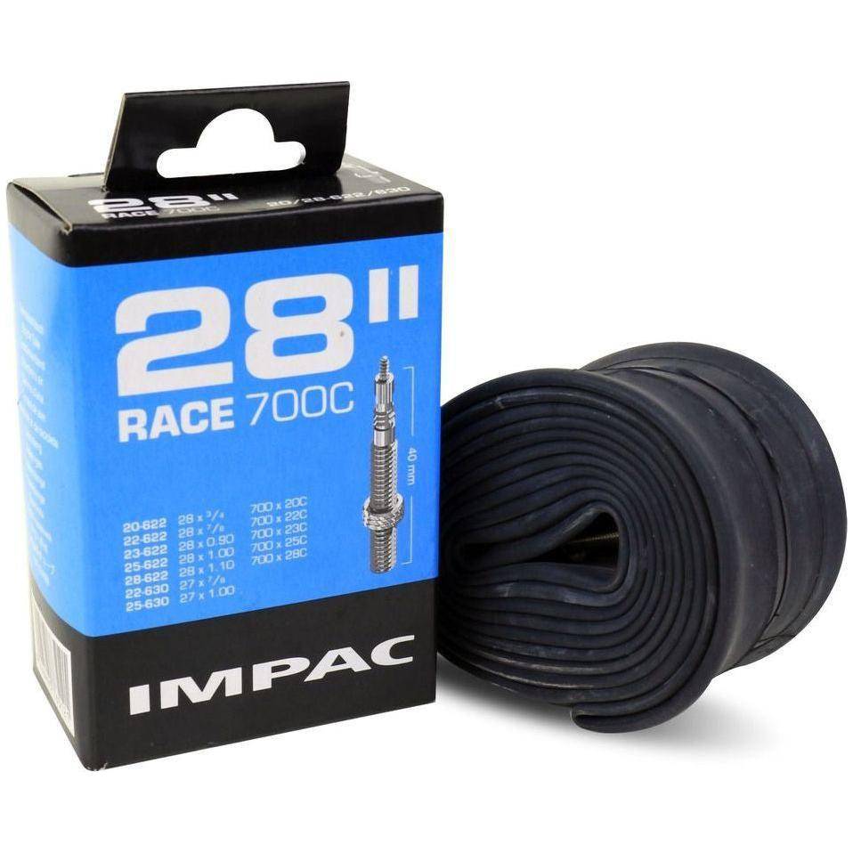 Impac 28 inch binnenband voor racefiets, 20/28-622/630, 40mm ventiel, hoogwaardige fiets binnenband met ventiel.
