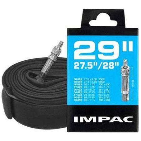 Impac binnenband 29 inch DV29, 40/60-584/635, 40mm ventiel, geschikt voor fietsbanden, zichtbaar met ventiel en profiel